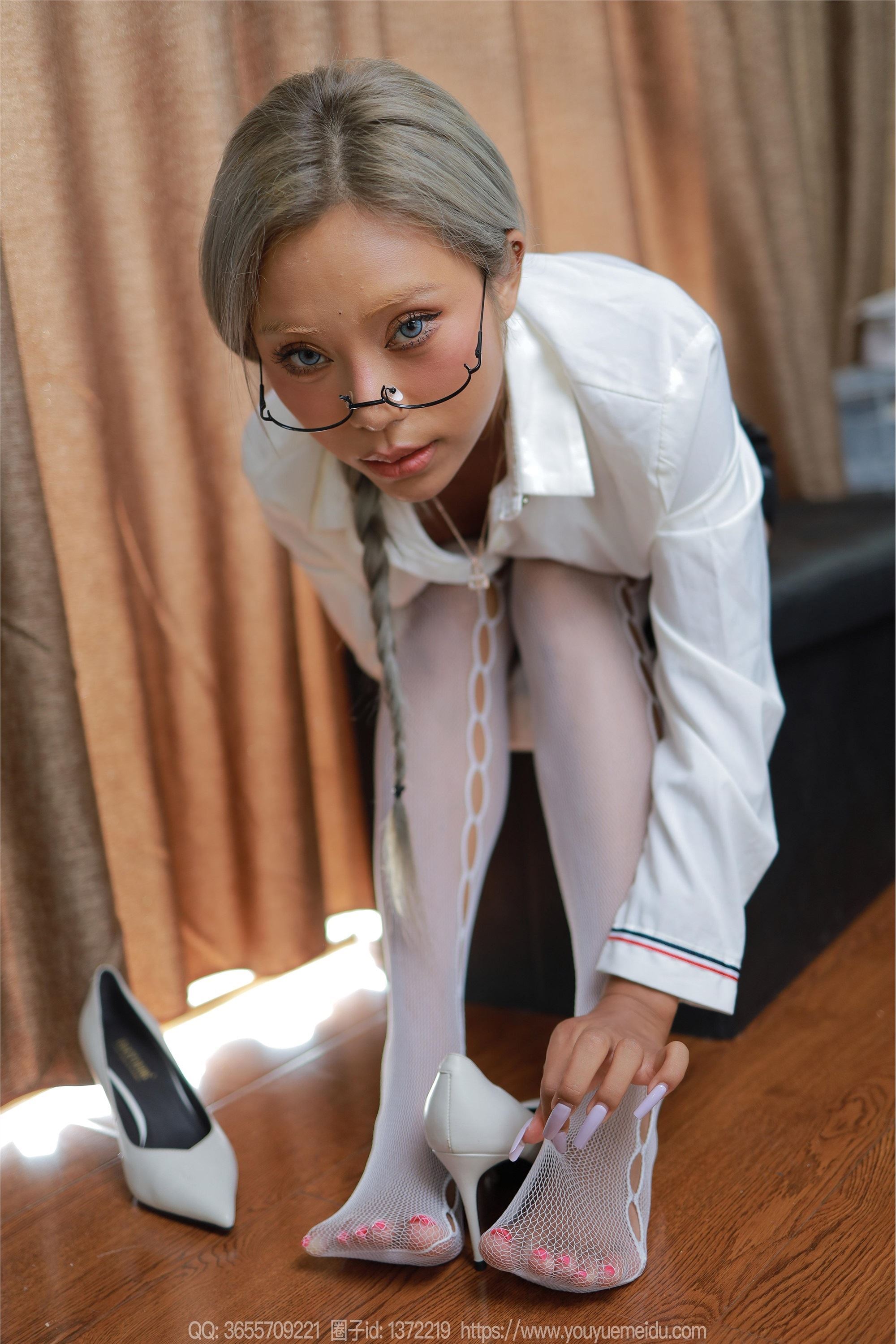 IESS异思趣向  2024.07.11 丝享家 1791 娇娇《白色网丝》